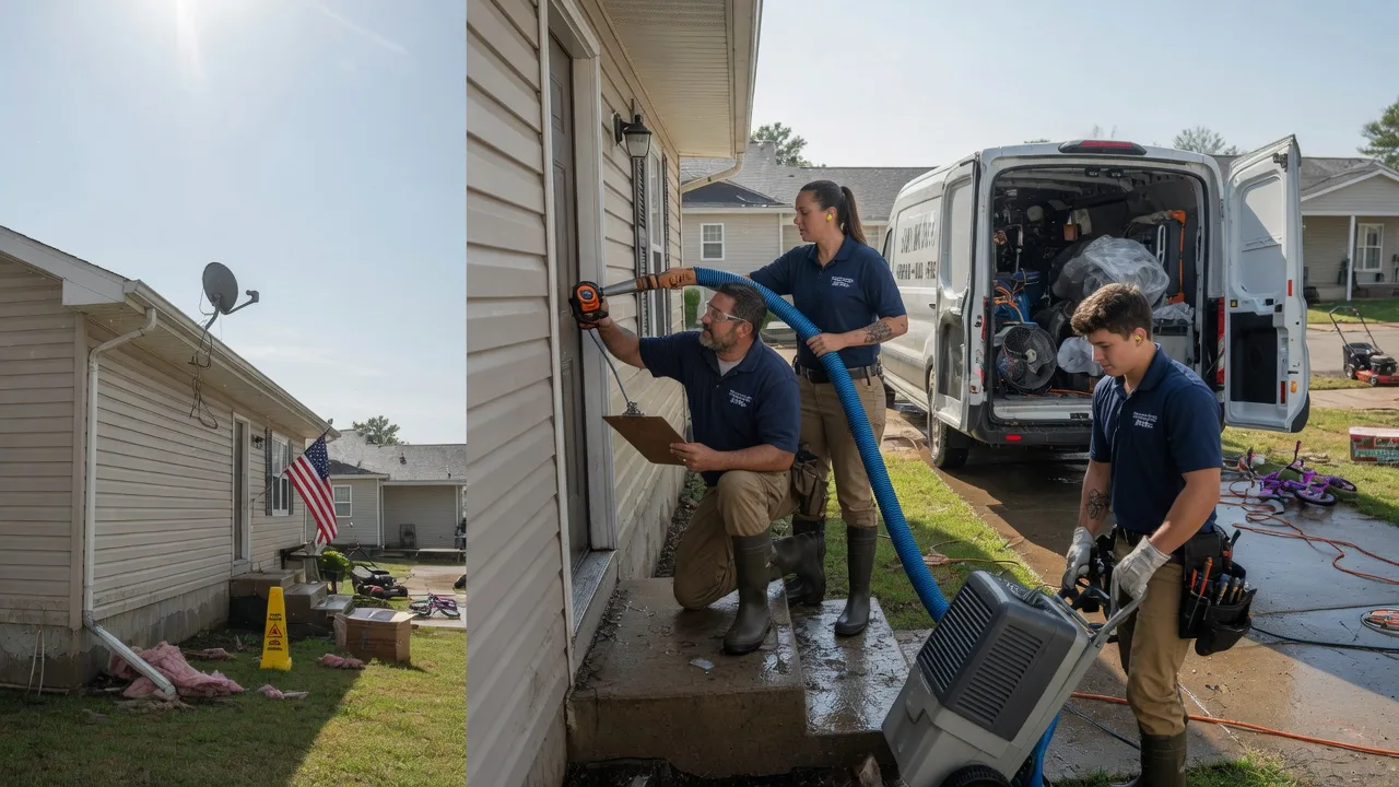 Ceiling Water Damage Restoration in Franklin, MN near me